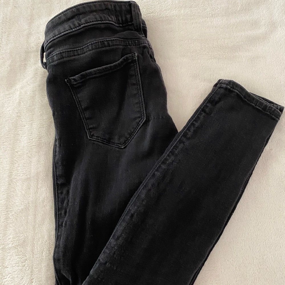 Black Super Skinny Hollister Jeans